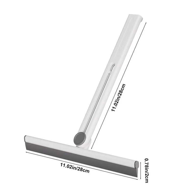 360° Rotating Foldable Silicone Squeegee