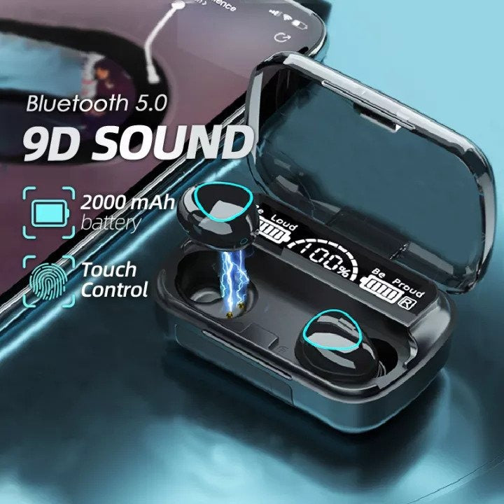 DaMix M10 Wireless Earbuds with LED Display