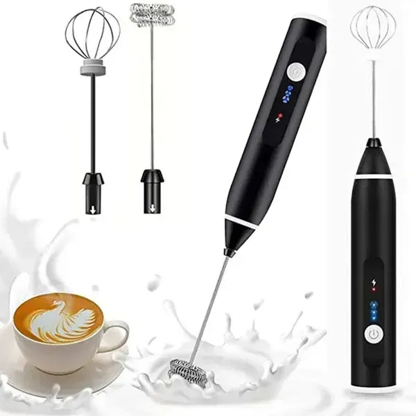 2-in-1 Rechargeable Milk Frother & Coffee Beater