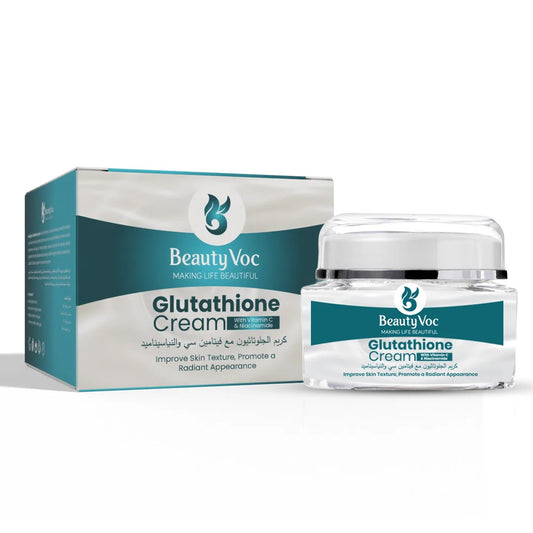 Glutathione Whitening Cream 50 G - | Vitamin C & Niacinamide | Best Skin Whitening Brightening Cream, Dark Spot Removal, Anti-Aging